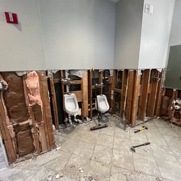 Commercial restroom remodeling