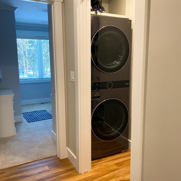 Stackable Washer/Dryer Laundry Room Space
