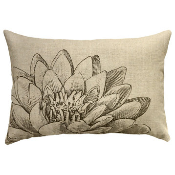 Botanical Linen Pillow XI, 15"x24"