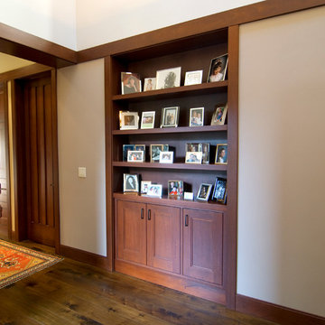 Built-in Walnut Cabinetry