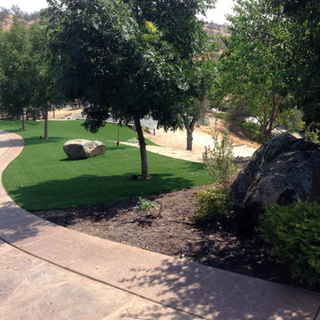 Artificial grass installation in Northern California 11
