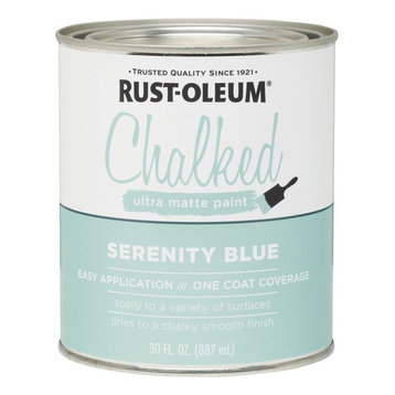 Rust-Oleum® 285139 Chalked Ultra Matte Paint, 30 Oz, Serenity Blue