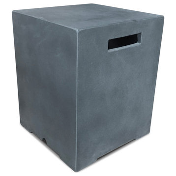 Hermit Square Propane Tank Cover, Charcoal