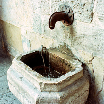 Exterior water Fountains for Pools and Walls, Mediterranean Style