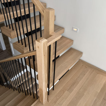 Project #139 | Four Story Modern Floating Staircase