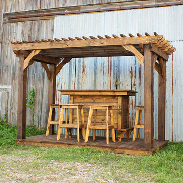 Treated Pine Mini Pergolas.