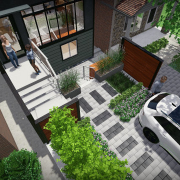 Upper Beach Front Yard Parking Pad