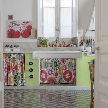 I colori del Mediterraneo di una casa siciliana anni 20
