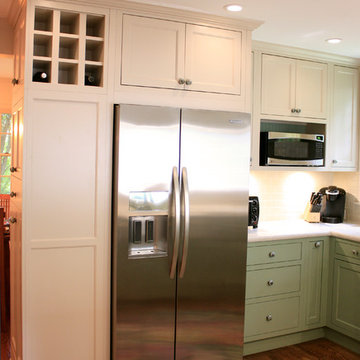 Old World Style Kitchen With New Gadgets