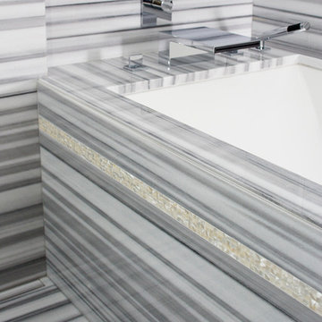 OLYMPIC GREY MARBLE BATHROOM