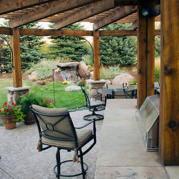 Rustic Pergola Patio - Severence, CO