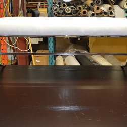 Leather White Bench - Products