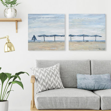 Sunny Day at the Beach Diptych