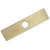 STYLISH Kitchen Sink Faucet Hole Cover Deck Plate in Brushed Gold