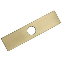 STYLISH Kitchen Sink Faucet Hole Cover Deck Plate in Brushed Gold