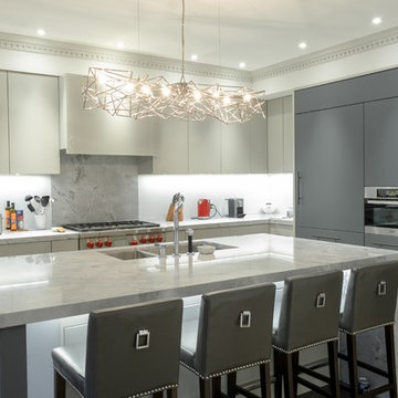 Fenix kitchen cabinets