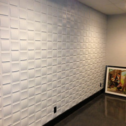 3D mdf wall panels and leather panels - Wallpaper