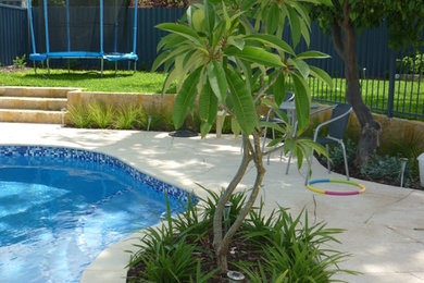 This is an example of a traditional pool in Perth.
