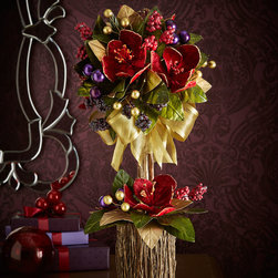 Royale 24" Topiary - Wreaths And Garlands