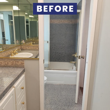 Before Remodel – Outdated Bathroom in Santa Ana