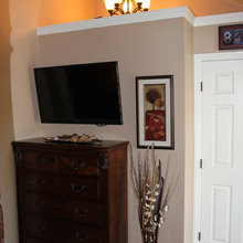 Linda's small flat screen T.V.