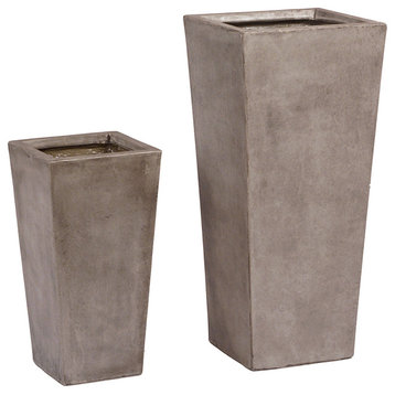 Cement Planter Set Of Two
