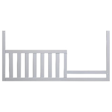 Baby Cache Adelina Traditional Wood Toddler Guard Rail in Pure Elle Gray