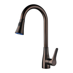 Mora Deck Mounted Kitchen Sink Faucet with Pull Down Sprayer - Kitchen Faucets