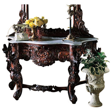 Hapsburg Console Table With Marble Top