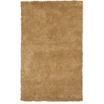 KAS - KAS Bliss 1567 Gold Shag Area Rug, 9' x 13' - This is a collection that, in all honesty, lives up to its name. Featuring extreme softness and luxury, our Bliss super soft shag is available in a number of beautiful colors that will feel amazing underfoot. Densely woven in polyester and surprisingly affordable, these rugs bring sophisticated living to an all-new level.