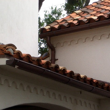 Clay tile roofing