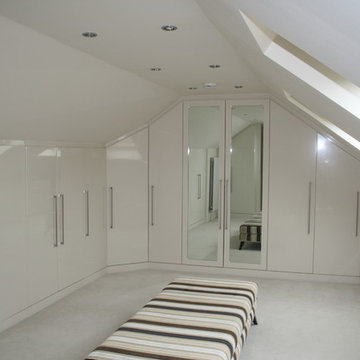 White Gloss Fitted Bedroom Loft Conversion