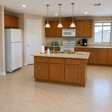 Elegant Kitchen Remodeling Project with Large Island