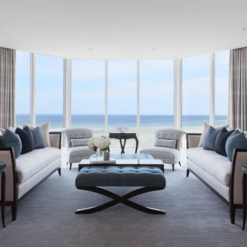 Transitional Living Room