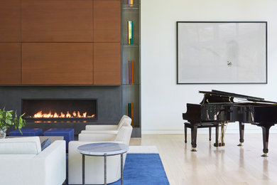 Trendy home design photo in Chicago