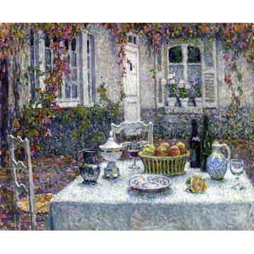 Henri Le Sidaner A Small Table, 20"x25" Wall Decal