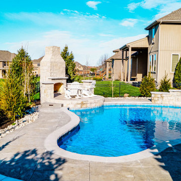 Custom In-ground pool and spa