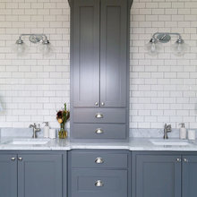 Double vanity n storage