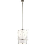 Kichler Lighting - Kichler Lighting 52073SN Birkleigh - One Light Pendant - The Birkleigh 18.25 inch 1 light pendant with satiBirkleigh One Light  Satin Nickel Satin E *UL Approved: YES Energy Star Qualified: YES ADA Certified: n/a  *Number of Lights: Lamp: 1-*Wattage:100w A19 bulb(s) *Bulb Included:No *Bulb Type:A19 *Finish Type:Satin Nickel