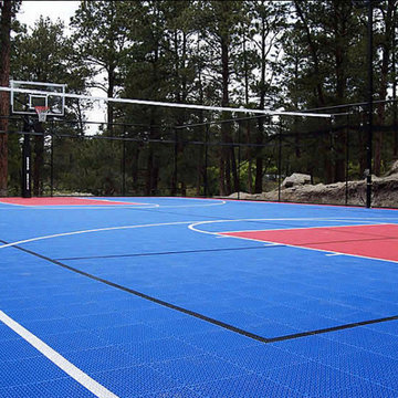 SnapSports® Outdoor Game Court - Home Basketball court