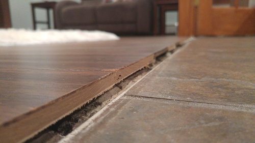 Wood Floor To Tile Threshold Saddle