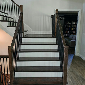 Project #109 | U-Shaped Stairs in Countryside Retreat