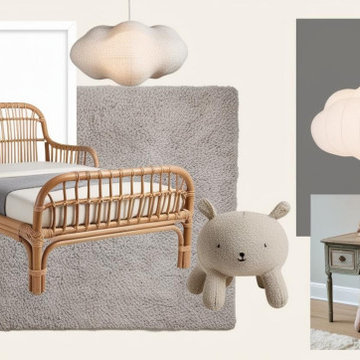 Little girl bedroom moodboard