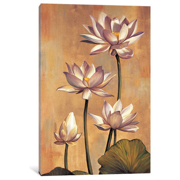 "White Lotus" by Jill Deveraux, Canvas Print, 40"x26"