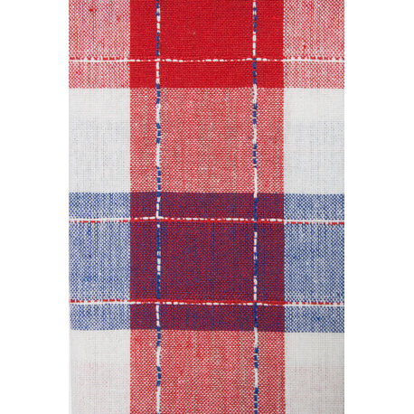 Americana Plaid Cotton Tablecloth, 60"x84"