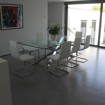 Polished Concrete Microcement Floor in Winchester, Hampshire