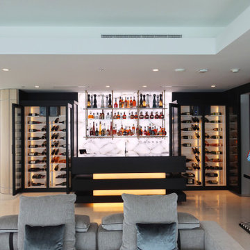 Custom Refrigerated Wine Cabinets - Sunny Isles Beach, FL