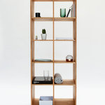 LAXseries - LAXseries 2x5 Bookcase - Browse titles easily on this clean, compartmentalized bookshelf. The compact design makes it perfect for utilizing the most out of the smallest of spaces. Roomy cubbies make storing everything from books and chotchkies to vinyl records a breeze.