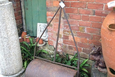 Antique English Cast Iron Lawn Roller