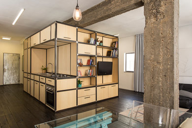 Example of an urban dining room design in Tel Aviv